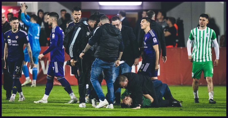 Incident Olimpija Maribor Celje