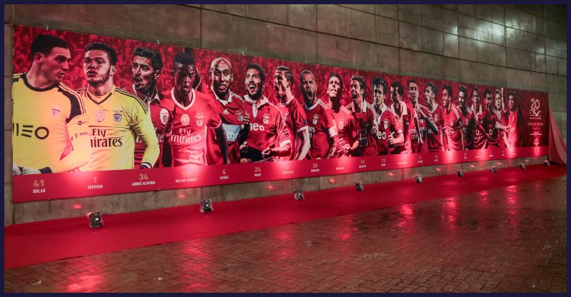 Benfica še ni pozabila na izjemnega Slovenca: Jan Oblak se je ob 20. obletnici stadiona da Luz znašel na zidu prvakov