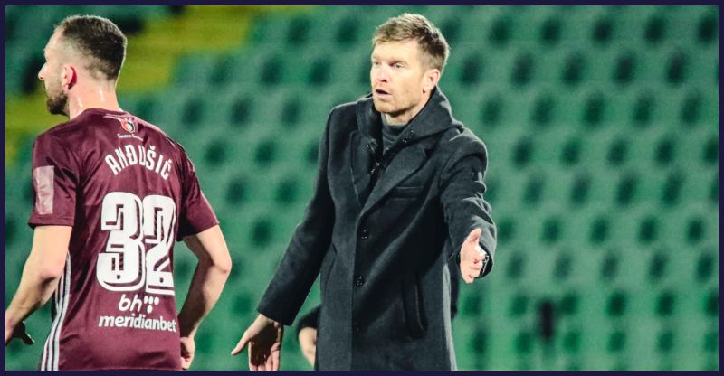 Simon Rožman v vse večjih težavah: Sarajevo od 0:2 do 2:2, Slovenec krivi sodnike, o Almedinu Ziljkiću pa ni želel govoriti