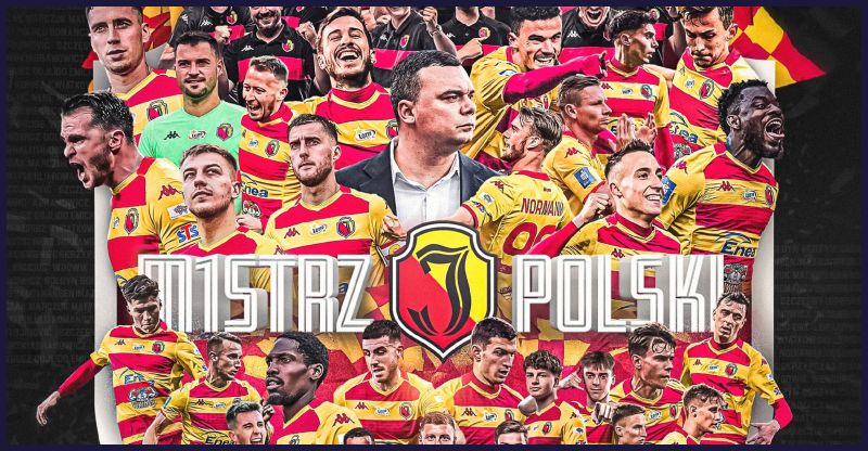 Štiri leta po slavju v Celju Dušan Stojinović spet s kolajno okrog vratu: Slovenski branilec z Jagiellonio postal poljski prvak