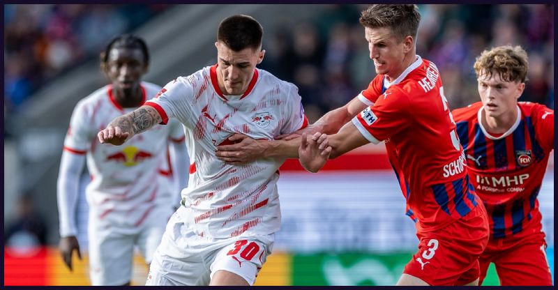 Benjamin Šeško igralec tekme, toda RB Leipzig ni uspel premagati znanca Olimpije: Gol in podaja vročega Slovenca nista bila dovolj