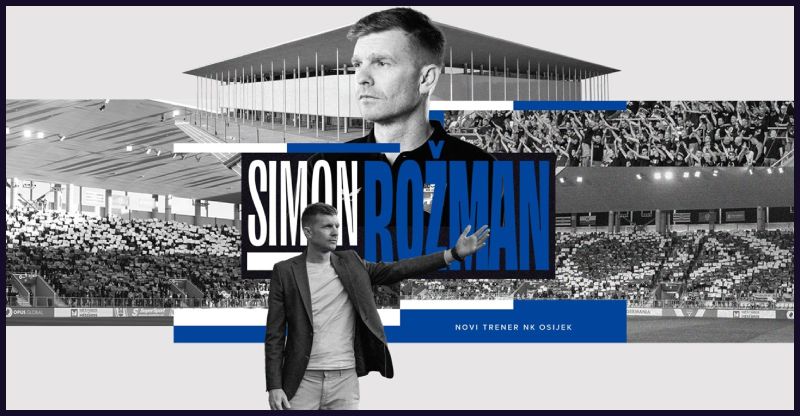 Simon Rožman dobil novo priložnost na tujem: Slovenski strokovnjak uradno potrjen kot novi trener hrvaškega prvoligaša Osijeka