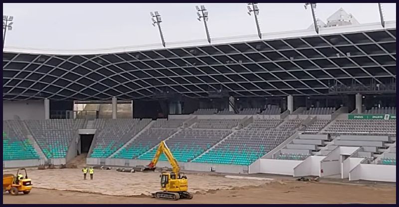 Po zadnji tekmi sezone 2024/25 so v Stožicah že zabrneli gradbeni stroji: Začeli s projektom, vrednim skoraj 1,8 milijona evrov