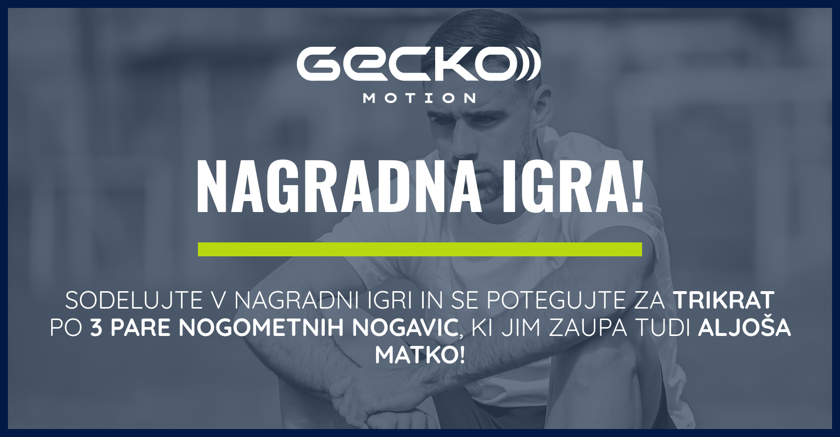 Osvojite nogavice Gecko Motion, ki jim zaupa Aljoša Matko!