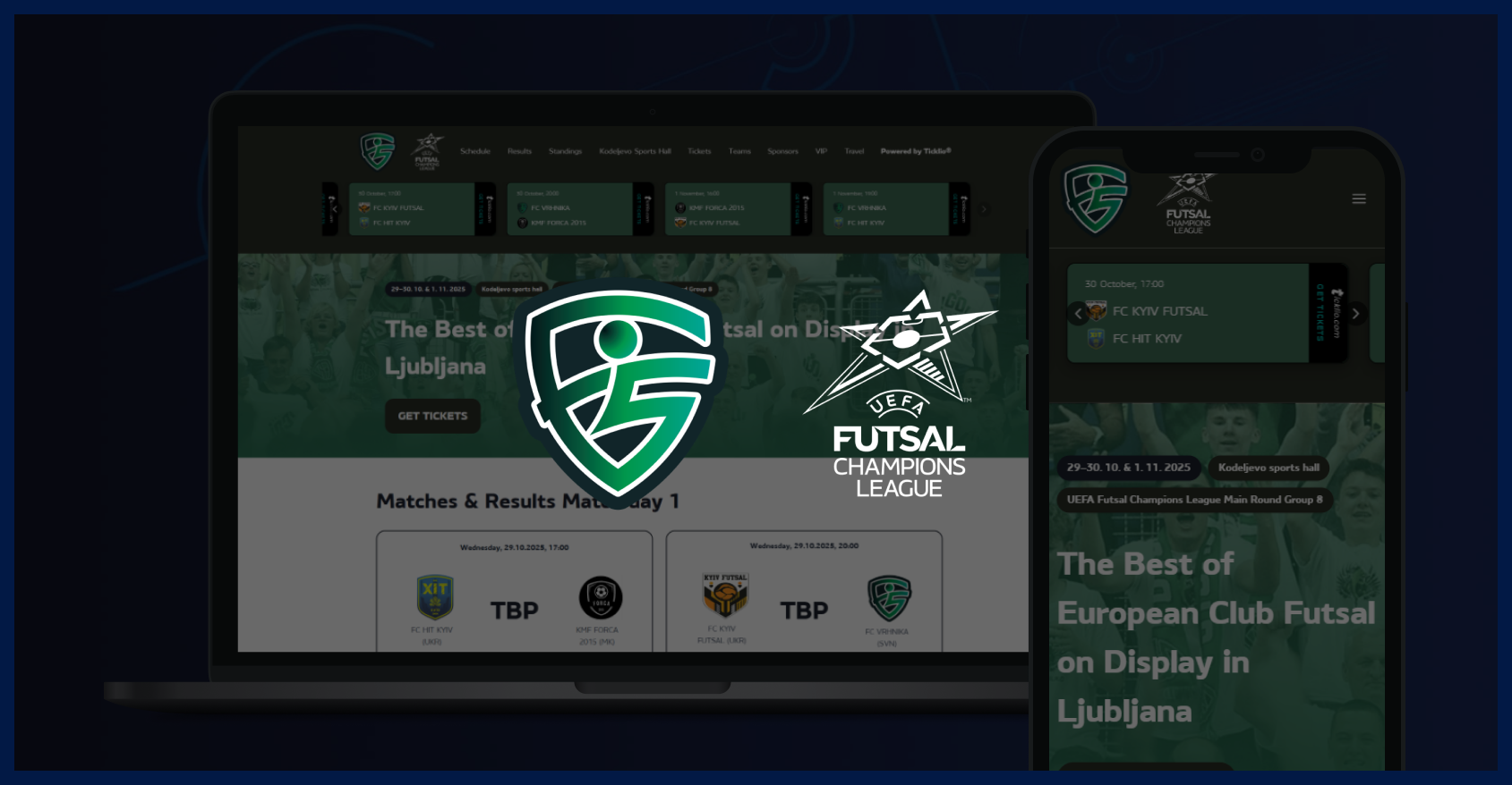 Siliko Futsal se že pripravlja na Ligo prvakov: Oglejte si novo spletno stran, na kateri boste lahko izvedeli vse o turnirju na domačih tleh