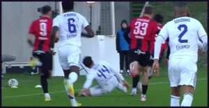 Maribor rekik Kadrić rdeči karton