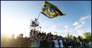 Brinje Grosuplje, navijači, polfinale pokala v Radomljah, 25/26