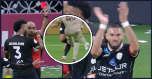 Yannick Carrasco, rdeči karton