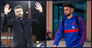 Bruno Fernandes, Michael Carrick, Manchester United